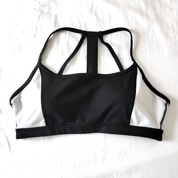 Athleta Other - Athleta Running Wild Bra Size Medium Black White